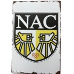 Tinnen bord NAC leeuwen