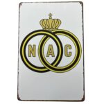 Tinnen bord NAC ringen